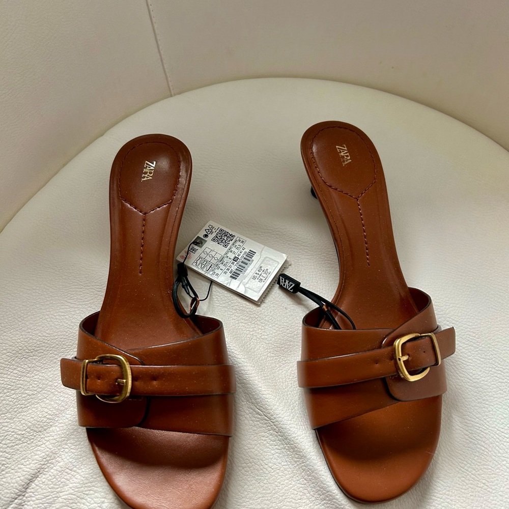 Zara NWT Heeled sandals